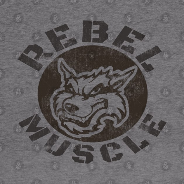 REBEL MUSCLE WOLF by MuscleTeez